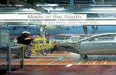 Made in the South - Federal Reserve Bank of Atlanta · Made in the South: A Bad News, ... the aban-doned textile mill looms over the main street in Lanett, ... Auto assembly operations