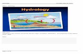 Hydrology is the science concerned with the origin, … · Page 1 of 38 Slide 1 - Hydrology . Slide notes . Hydrology is the science concerned with the origin, circulation, distribution