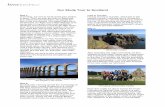 Our Study Tour to Scotland - Gymnasium · Our Study Tour to Scotland Day 1: ... wind on this sunny day we went back to the ... ture as well as the breakfast the next morning