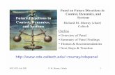 Panel on Future Directions in Control, Dynamics, and …murray/cdspanel/talks/nolcos-jul01.pdf · Materials and Procesess Environment Robotics and Intelligent Machines. NOLCOS, July