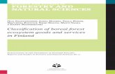 Classification of boreal forest ecosystem goods and ...epublications.uef.fi/pub/urn_isbn_978-952-61-1042-4/urn_isbn_978... · Classification of boreal forest ecosystem goods and ...