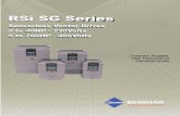 RSi SG Series - Royal Hydraulics · RSi SG Series Sensorless Vector Drives 5 to 40HP - 230Volts 5 to 700HP - 460Volts. RSi SG Drives... Every Benshaw ... 50 60 70 80 90 100 0 6 12