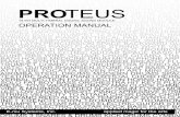 Proteus operation manual - polynominal.com · Proteus operation manual 7 POWER MASTER EDIT DATA VOLUMEC01 Vol127 Pan+0 000 Preset Name ENTER CURSOR INTRODUCTION Introduction What