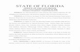 STATE OF FLORIDA - Florida Governor Rick Scott · between the State of Florida and other states, ... printing, purchasing, travel, and the condition of employment and the compensation