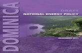 DOMINICA - Organization of American States · Fortunately, Dominica has significant renewable energy resources, ... DOMINICA The Government will use regulatory and fiscal measures
