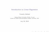 Introduction to Linear Regression - Indico [Home]indico.ictp.it/event/a09161/session/2/contribution/1/material/0/0.pdf · Introduction to Linear Regression ... Regression Analysis:set
