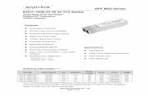 Eoptolink EOLF-1606-23 28 34 37X Series v4 - sfp …€¦ · Other Optical Link . SFF BIDI Series Eoptolink Technology Inc., Ltd. Page 2 of 14 CWDM* Wavelength Wavelength(nm) Band