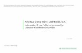 Amadeus Global Travel Distribution, S.A. expert's repor… · Amadeus Global Travel Distribution, S.A. Independent Expert’s Report produced by ... In the event of Amadeus’ liquidation,