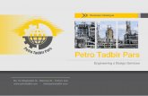 Petro Tadbir Pars · About Petro Tadbir Pars 01 Strategic Tactical ... plant 3D modeling, and drafting. Comm. Hand ... in Gas Plant and 1 Petrochemical Complexes