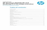 Technical white paper HP Business Notebook and Desktop … · HP Business Notebook and Desktop PC F10 setup overview ... 11 File menu ... Deletes current challenge-and-answer questions