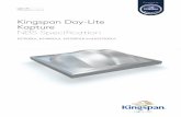 Kingspan Day-Lite Kapture NBS Specification · Kingspan Day-Lite Kapture NBS Specification KS700DLK, KS1400DLK, KS1500DLK and KS2750DLK Light + Air ... –Product reference: KS700DLK,