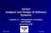 SE310 Analysis and Design of Software Systemsmercury.pr.erau.edu/~siewerts/se310/documents/Lectures/Lecture... · Single Page High Level Block Diagram of Software System ... Component