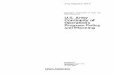 U.S. Army Continuity of Operations Program Policy … · U.S. Army Continuity of Operations Program Policy and Planning ... U.S. Army Continuity of Operations Program Policy and Planning