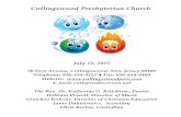 7-12-15 bulletin - Collingswood Presbyterian Church · 07-11-2012 · Collingswood Presbyterian Church offers an opportunity for family members to remember loved ones who have died,