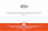 Micro Hydroelectric Reservoir Storage Use for creating an Uninterrupted Power …Final... · 2017-11-20 · This research created a theoretical micro hydroelectric power plant, ...