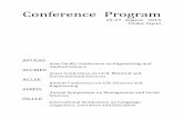 Conference Program - accmes.org ACCMES/201508-Osaka... · Yung-Chih Kuo, Natinoal Chung Cheng University . 14 ASMSS International Committee Board Pedro Gardete, Stanford University