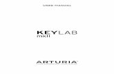 User Manual KeyLab MkII - downloads.arturia.comdownloads.arturia.com/.../manual/keylab-mk2_Manual_1_0_0_EN.pdf · 5. Do not place the ... The keyboard shortcuts ... Cubase ...