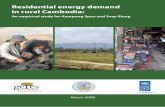 Residential energy demand in rural Cambodia - UNDP · 3.1 Forecasting methodology ... as Liquified Petroleum Gas (LPG) ... Residential energy demand in rural Cambodia UNDP Cambodia.