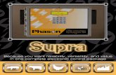 Supra 16-Stage Environmental Control - Phason · Use the optional humidity sensor to reduce humidity accumulation by automatically adjusting ventilation ... Supra accessories make