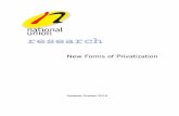 New Forms of Privatization - PSI · New forms of privatization to be aware of 13 ... have beneﬁ ted from privatization are Waste Management and Enron.2 ... privatize services when