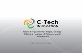 Radio Frequency for Rapid, Energy Efficient Heating … ·  Radio Frequency for Rapid, Energy Efficient Heating of Polymers and Composites