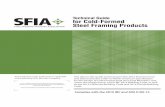 Technical Guide for Cold-Formed Steel Framing Products tech spec 2015 updated 10.1... · Technical Guide for Cold-Formed Steel Framing Products The data in this guide is based upon