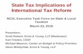 NCSL Executive Task Force on State & Local Taxation …€¦ · – Related IRC Provisions IRC §245A (new) provides the DRD 4. ... 21. Conformity with TCJA International Tax Provisions: