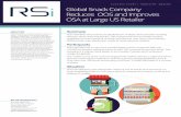 Summary Participants Situation - Retail Solutions Inc. · CMYK: 100,89,42,50 CMYK: 59,7,30,0 Global Snack Company Reduces OOS and Improves OSA at Large US Retailer Summary This manufacturer’s