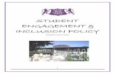 STUDENT ENGAGEMENT & INCLUSION POLICY Engagement Inclusion... · Personnel and First Aid Officer, I.T. Technician, Multicultural Education Aides, ... Golden Rules All students live