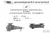 OPERATING MANUAL FOR CENTRIFUGAL PUMPS …abset.com/wp-content/uploads/2014/07/OPERATING... · 4 Operating manual for centrifugal pumps AT - TB… - MC… - TC… - TMA 1 - GENERAL