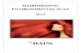 HAIRDRESSING ENVIRONMENTAL SCAN 2013 - RAPS · RAPS Hairdressing Environmental Scan 2013 3 . Key Indicators . The graph shows 12 key indicators for this occupation - employment size,