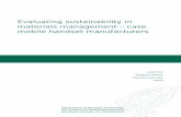 Evaluating sustainability in materials management …epub.lib.aalto.fi/fi/ethesis/pdf/12199/hse_ethesis_12199.pdf · Evaluating sustainability in materials management – case mobile