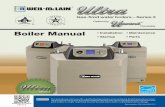 Featuring Flexibility Boiler Manual • Installation ... · Boiler Manual Gas-fired water boilers – Series 3 Featuring ... Chemical treatment may be necessary. See page 31 for details.