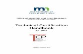 Technical Certification Handbook · Technical Certification Handbook FY 2018 ... For questions not covered in this handbook, ... This program is similar to other technician certification