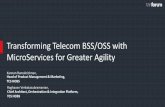 Transforming Telecom BSS/OSS with MicroServices for ... · Transforming Telecom BSS/OSS with MicroServices for Greater Agility Chief Architect, Orchestration & Integration Platform,