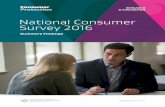National Consumer Survey - Consumer Protection · – with the majority completing a paper questionnaire. ... Awareness and knowledge of consumer laws are lower amongst Pacific ...