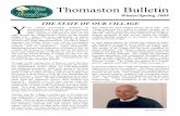 Winter-Spring 2009 Newsletter - Thomaston and Apps/Winter-Spring... · repair a road or replace an aging vehicle, ... Bosworth championed our cause and made this happen, ... Vigilant