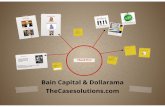 Bain Capital & Dollarama - HBR Case Study Solutions · Consumer Safety Introduction - S.Rossy Inc. opened 1901 - Dollarama opened 1992 - S. Rossy liquidated into Dollarama George