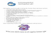 KINDERGARTEN MATERIALS LIST - …erg.dadeschools.net/Docs/2018 Supply List Elementary.pdf · • 1 caja de toallitas de bebe ... • Sheet protectors