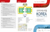 Programme Site map Feel, Taste, Buy KOREA! · Moongut: Korean Traditional way of opening ceremony SAMSUNG Minyo: ... Taekwondo, Hanbok-Korean traditional costume, Korean traditional