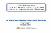 FAPRI August - ageconsearch.umn.eduageconsearch.umn.edu/.../2/FAPRI_UMC_Report_11_05.pdf · FAPRI August 2005 Baseline Update for U.S. Agricultural ... Mkt+LDP Net Returns/a. 185.58