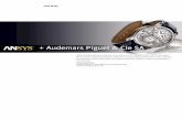 + Audemars Piguet & Cie SA - ANSYS€¦ · Watch mechanisms require accurate and detailed design and manufacturing with precision within one-thousandth of a millimeter. Fine watches