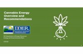 Cannabis Energy Overview to CCC - mass-cannabis … · 4 How Does the Energy Use of Indoor Cannabis Cultivation Compare to other industries? • Energy Use Intensity (EUI) is a measure