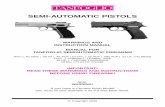 Impag Semiautomatic pistol - s3-us-west …€¦ · NEVER point this pistol at anything that is not your intended target even if the pistol is unloaded.When loading, unloading, cleaning