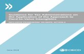Guidance for Tax Administrations on the Application of … · the Application of the ... Proposed improvements to data and analysis will help support ... pricing arrangements that
