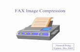 FAX Image Compression - University of Haifacs.haifa.ac.il/~nimrod/Compression/Image/I1fax2003.pdf · • 1988: Error free G.3 • 1991: ... Compression Modem MH / MR Modem DeCompression