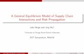 A General Equilibrium Model of Supply Chain …faculty.chicagobooth.edu/john.birge/research/jb_scf_20june2016.pdf · A General Equilibrium Model of Supply Chain Interactions and Risk