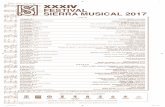 XXXIV FESTIVAL SIERRA MUSICAL 2017sierramusical.es/wp-content/uploads/2018/02/Cartel-2017.pdf · LOS MOLINOS Solo cello-solo Bach ... EDUARDO FERNÁNDEZ,piano LOS MOLINOS Fascinación