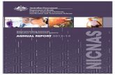 National Industrial Chemicals Notification and Assessment ... · 2 NICNAS I ANNUAL REPORT 2013–14 National Industrial Chemicals Notification and Assessment Scheme Annual Report