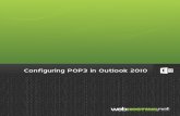 Configuring POP3 in Outlook 2010 - Webhosting.net€¦Configuring POP3 in Outlook 2010 ... Click My outgoing server (SMTP) requires authentication. Check Use same settings as my incoming